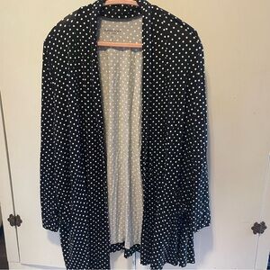 Torrid Polka‎ Dot Knit Cardigan Size 3 EUC